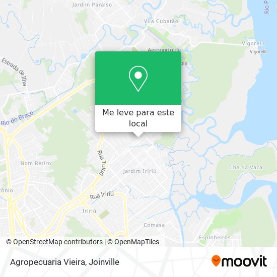 Agropecuaria Vieira mapa