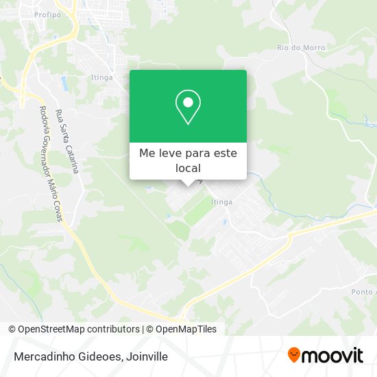 Mercadinho Gideoes mapa