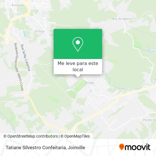 Tatiane Silvestro Confeitaria mapa