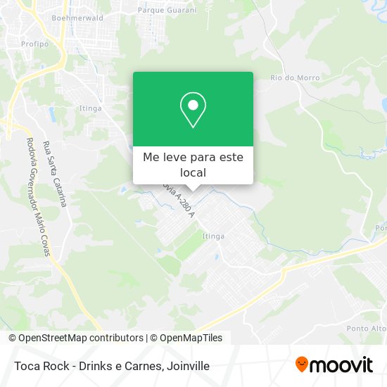 Toca Rock - Drinks e Carnes mapa