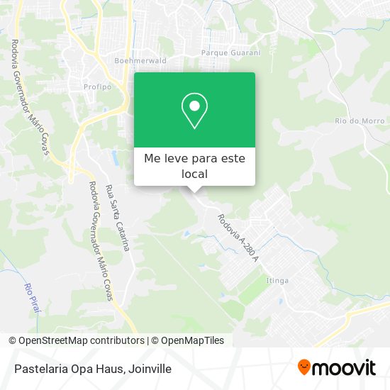 Pastelaria Opa Haus mapa