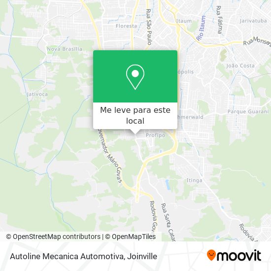 Autoline Mecanica Automotiva mapa