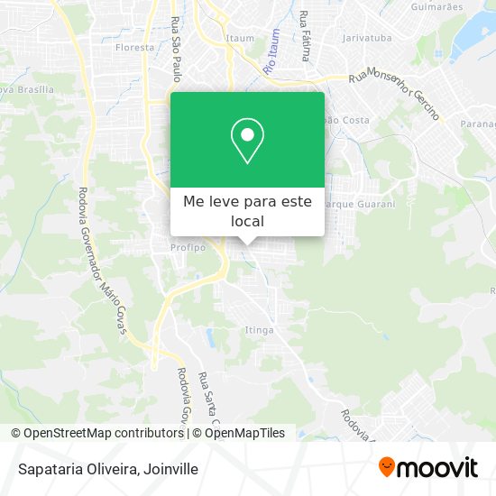 Sapataria Oliveira mapa
