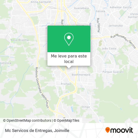 Mc Servicos de Entregas mapa