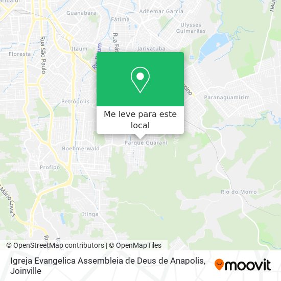 Igreja Evangelica Assembleia de Deus de Anapolis mapa