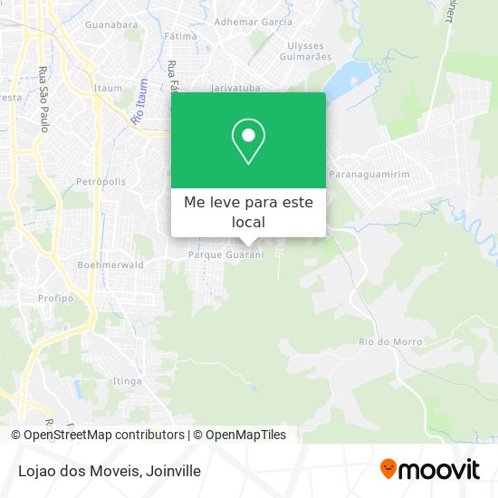 Lojao dos Moveis mapa