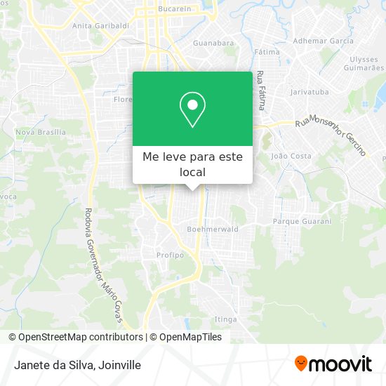 Janete da Silva mapa