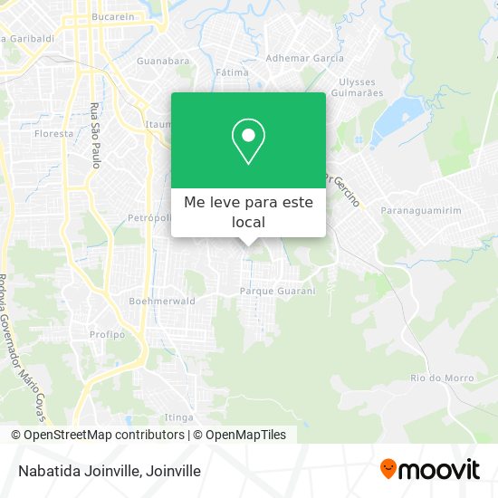 Nabatida Joinville mapa