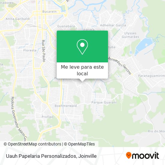 Uauh Papelaria Personalizados mapa
