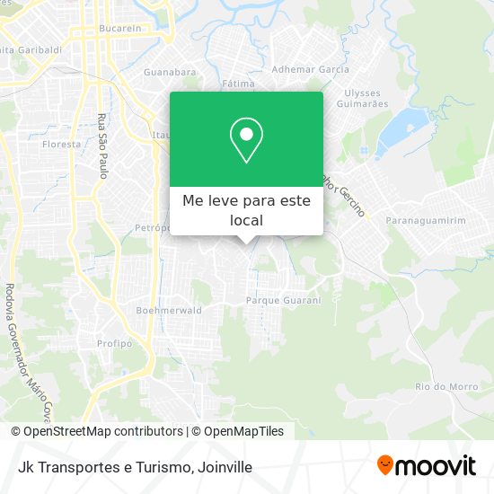 Jk Transportes e Turismo mapa