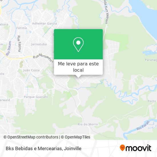 Bks Bebidas e Mercearias mapa