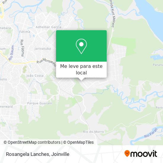 Rosangela Lanches mapa