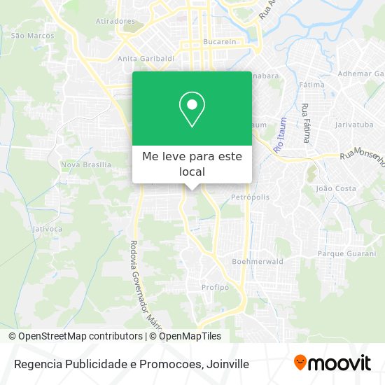 Regencia Publicidade e Promocoes mapa
