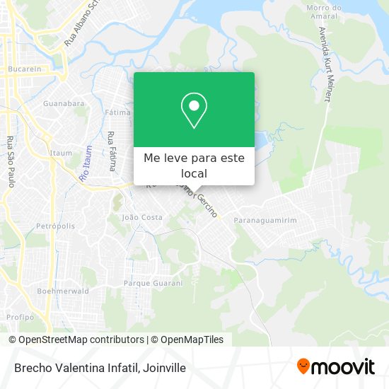 Brecho Valentina Infatil mapa
