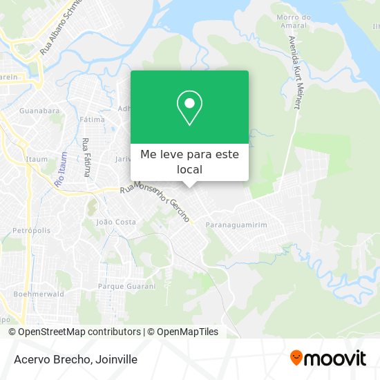 Acervo Brecho mapa
