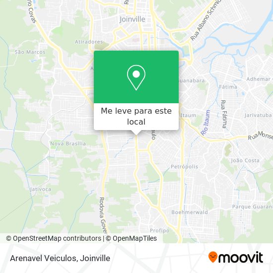 Arenavel Veiculos mapa