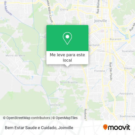 Bem Estar Saude e Cuidado mapa