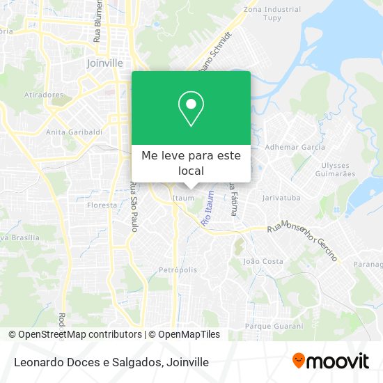 Leonardo Doces e Salgados mapa