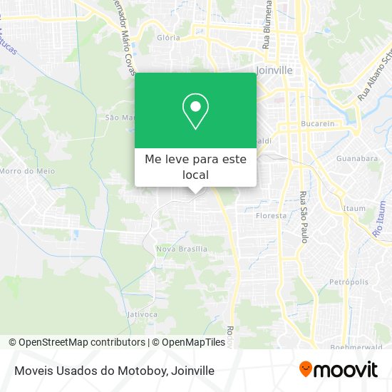 Moveis Usados do Motoboy mapa