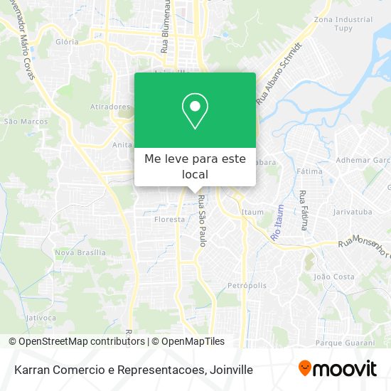 Karran Comercio e Representacoes mapa