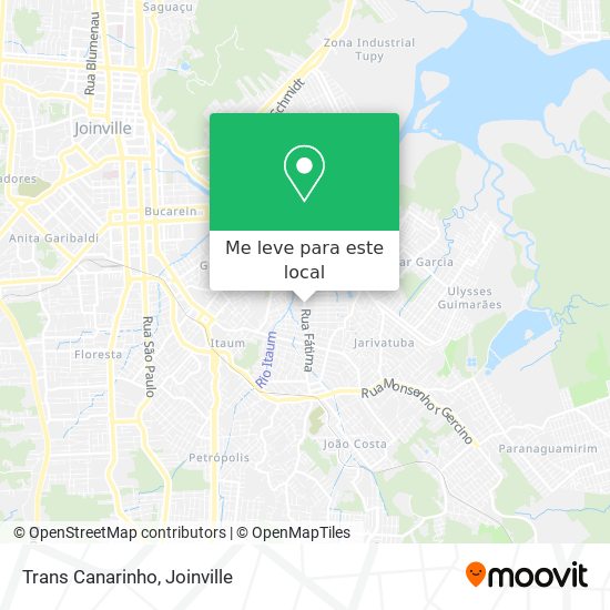 Trans Canarinho mapa