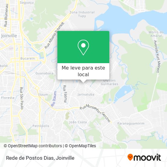Rede de Postos Dias mapa