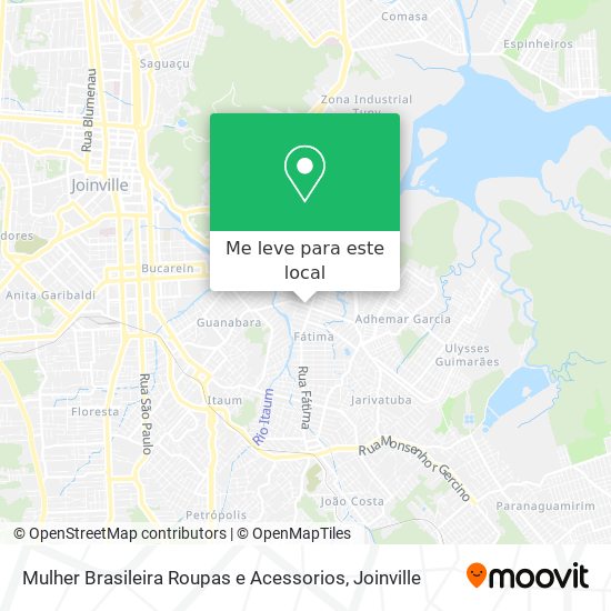 Mulher Brasileira Roupas e Acessorios mapa