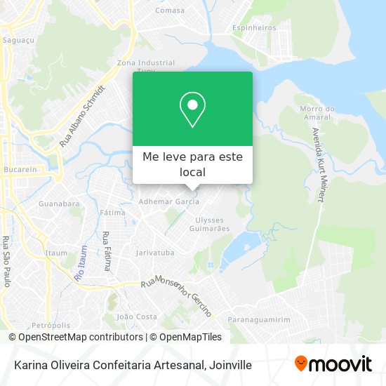 Karina Oliveira Confeitaria Artesanal mapa
