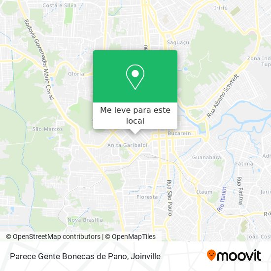Parece Gente Bonecas de Pano mapa