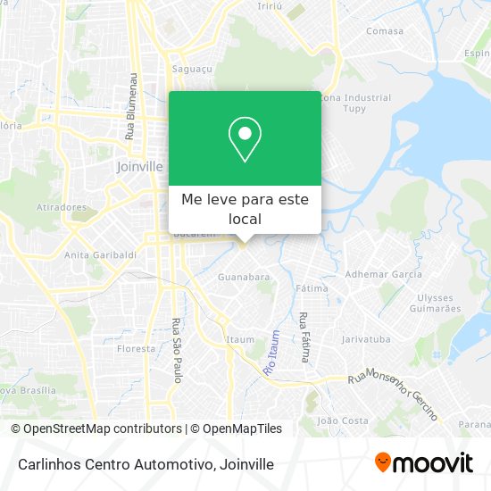 Carlinhos Centro Automotivo mapa
