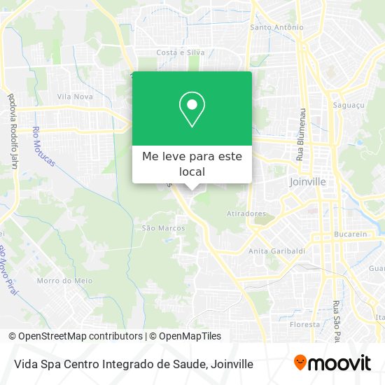 Vida Spa Centro Integrado de Saude mapa