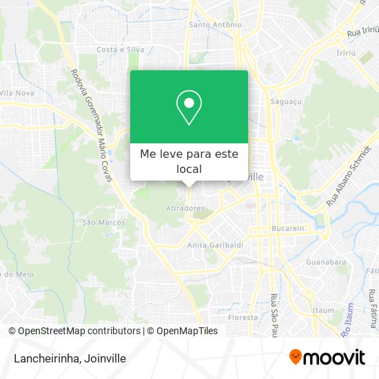 Lancheirinha mapa