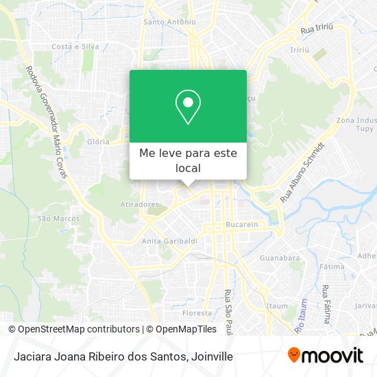 Jaciara Joana Ribeiro dos Santos mapa