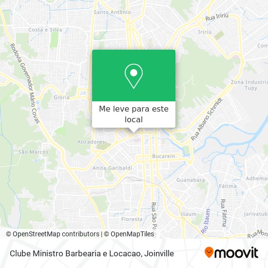 Clube Ministro Barbearia e Locacao mapa