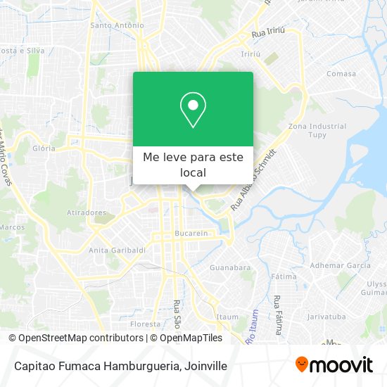 Capitao Fumaca Hamburgueria mapa