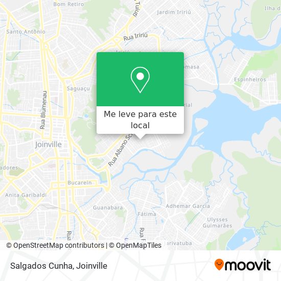 Salgados Cunha mapa