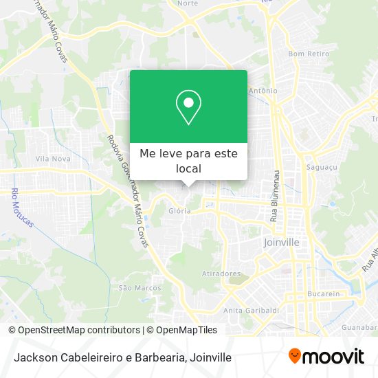Jackson Cabeleireiro e Barbearia mapa