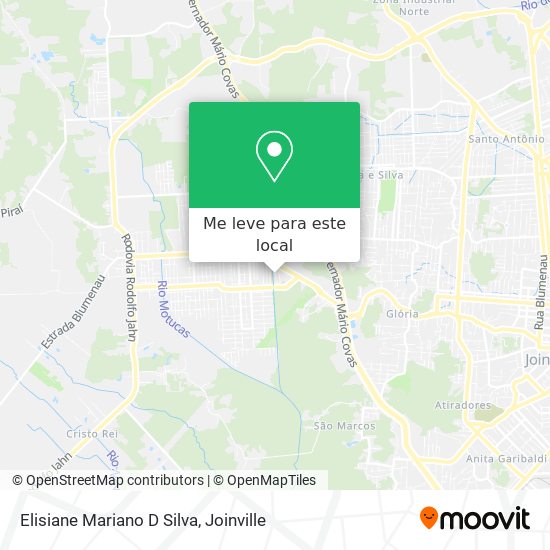 Elisiane Mariano D Silva mapa
