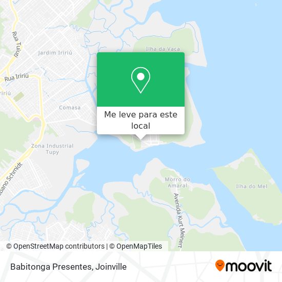 Babitonga Presentes mapa