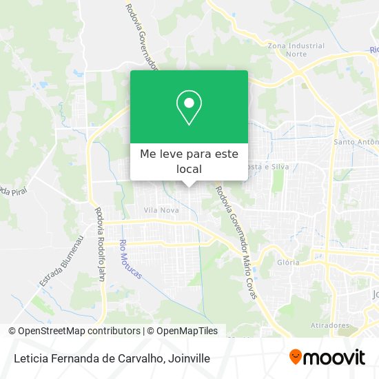 Leticia Fernanda de Carvalho mapa