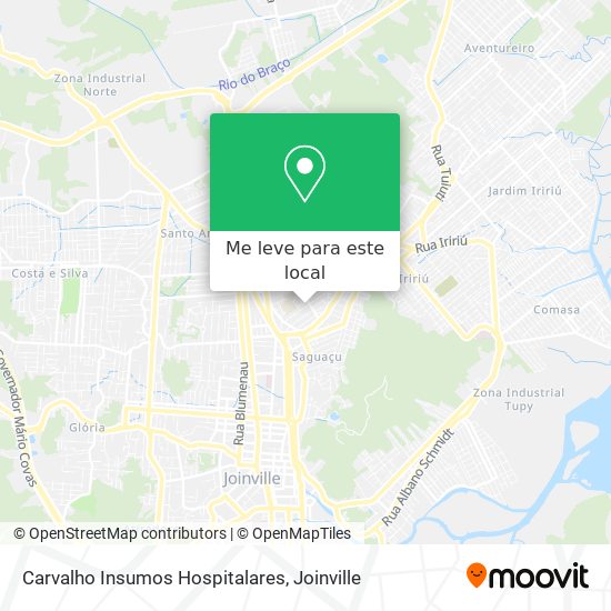 Carvalho Insumos Hospitalares mapa