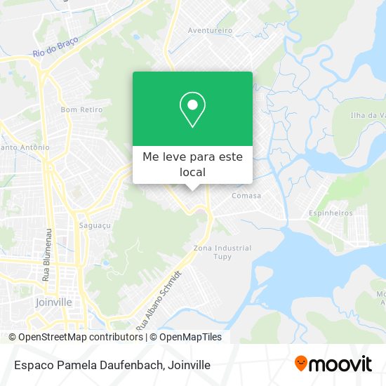 Espaco Pamela Daufenbach mapa