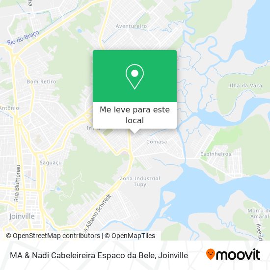 MA & Nadi Cabeleireira Espaco da Bele mapa