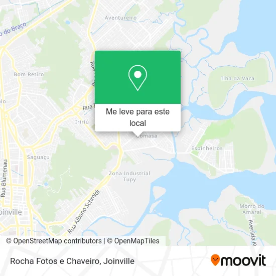 Rocha Fotos e Chaveiro mapa