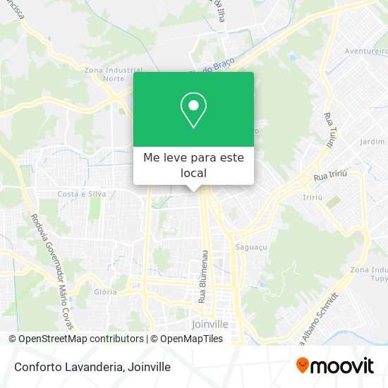 Conforto Lavanderia mapa