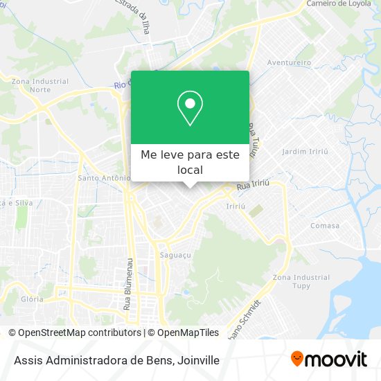 Assis Administradora de Bens mapa