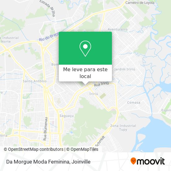 Da Morgue Moda Feminina mapa