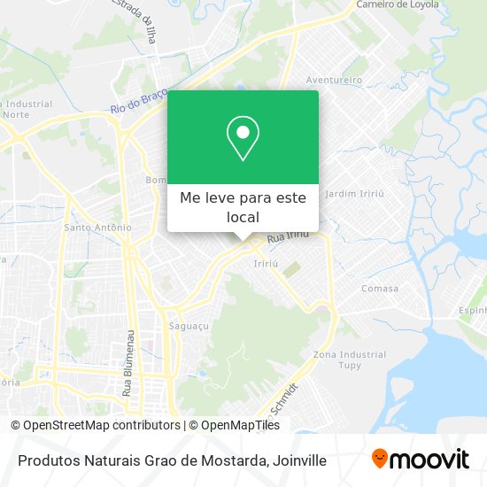 Produtos Naturais Grao de Mostarda mapa