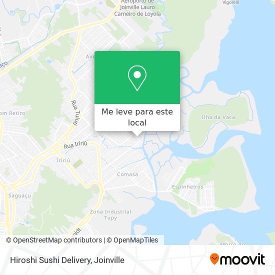 Hiroshi Sushi Delivery mapa