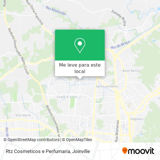 Rtz Cosmeticos e Perfumaria mapa